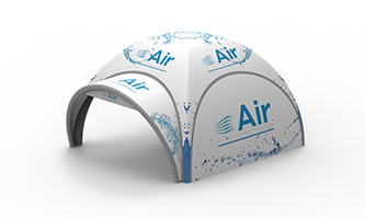 Render of a Created By Air X-Tent temporary event structure